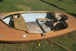 Old Fibreglass sail boat