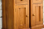 2 x BEDSIDE TABLES -PINE- SOLID WOOD - GOOD CONDITON (2)
