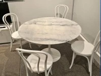 Dining table, 4 dining chairs