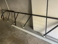 Metal stair rail