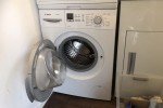 Bosch Avantixx washing machine and dryer with stacking kit with tray