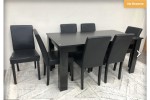 Dining table and 7 chairs