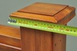 Top Quality Woodpeckers Solid Recycled Rimu Headboard - Queen