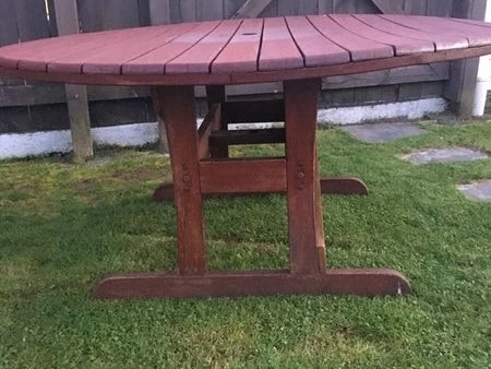 Large wooden table