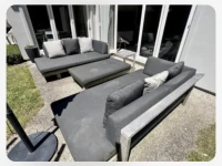 Indoor Sofa, 2x pieces of Outdoor sofa