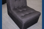 Black button back modular single seat (2)