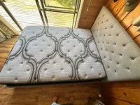 Couch, Queen bed and mattress