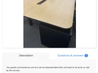 Privacy box - fragile - will need to be wrapped, 10 x desks already di...