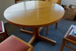 Dining table and 6 chairs and coffee table