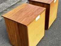 2 Wooden Rimu Bedside Tables—Mill-brook Furniture LTD