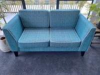 Turquoise 4 peice Danske Mobler Lounge Suite 2 x 3 seater and 2 x 1 se...