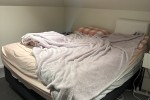 Queen sized bed