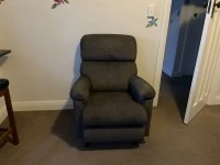 Lounge suite - 3 seater sofa and 2 lazy boy chairs