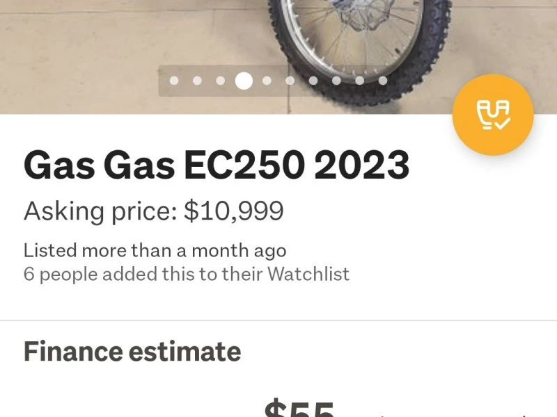 Motorcycle Gasgas Ec250
