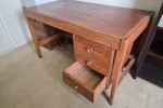 Wooden desk with 3 drawers - Need gone ASAP! - pick up only!
