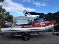 Stabicraft 550xc pontoon boat and trailer