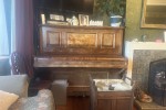 Old wooden piano