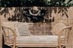 Rattan sofa 2 seater