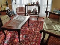 3 seater sofa, Armchairs x2, Coffee Table
