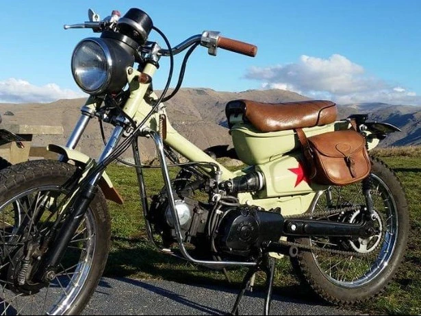 Motorcycle Honda CT110 Postie