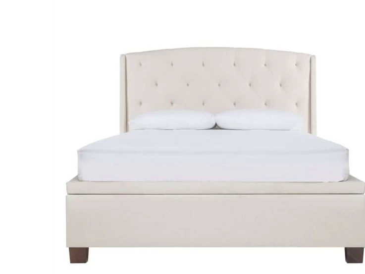 Queen bed and mattress, Fridge