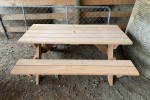 Macrocarpa picnic table