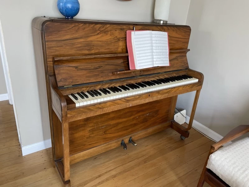 Small wood piano