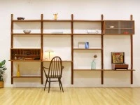 Mid Century Large Wall Units. 370cm WIDE. 214cm H.