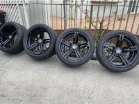 Set of 4 x alloy wheels and tyres