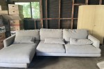 Three seater couch, Lounge chair