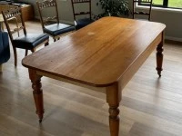 Restored Kauri Dining Table + 4 Chairs