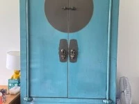 Vintage blue cupboard