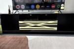 Queen Size Mattress, Queen Size Mattress, TV Console, TV Console, 3-se...