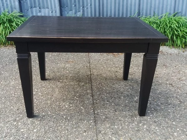 Black Wooden Dining Table