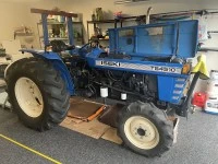 Iseki Tractor including rear tray