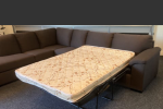 L-shaped sofa with pullout bed