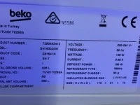 Beko 635 L Double Door Fridge Freezer White