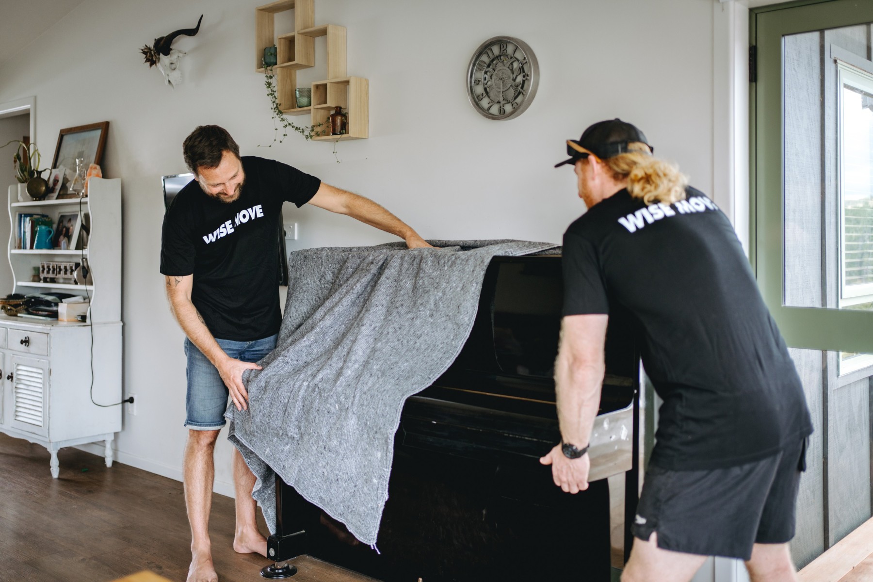 Professional piano movers with the skill needed to move pianos