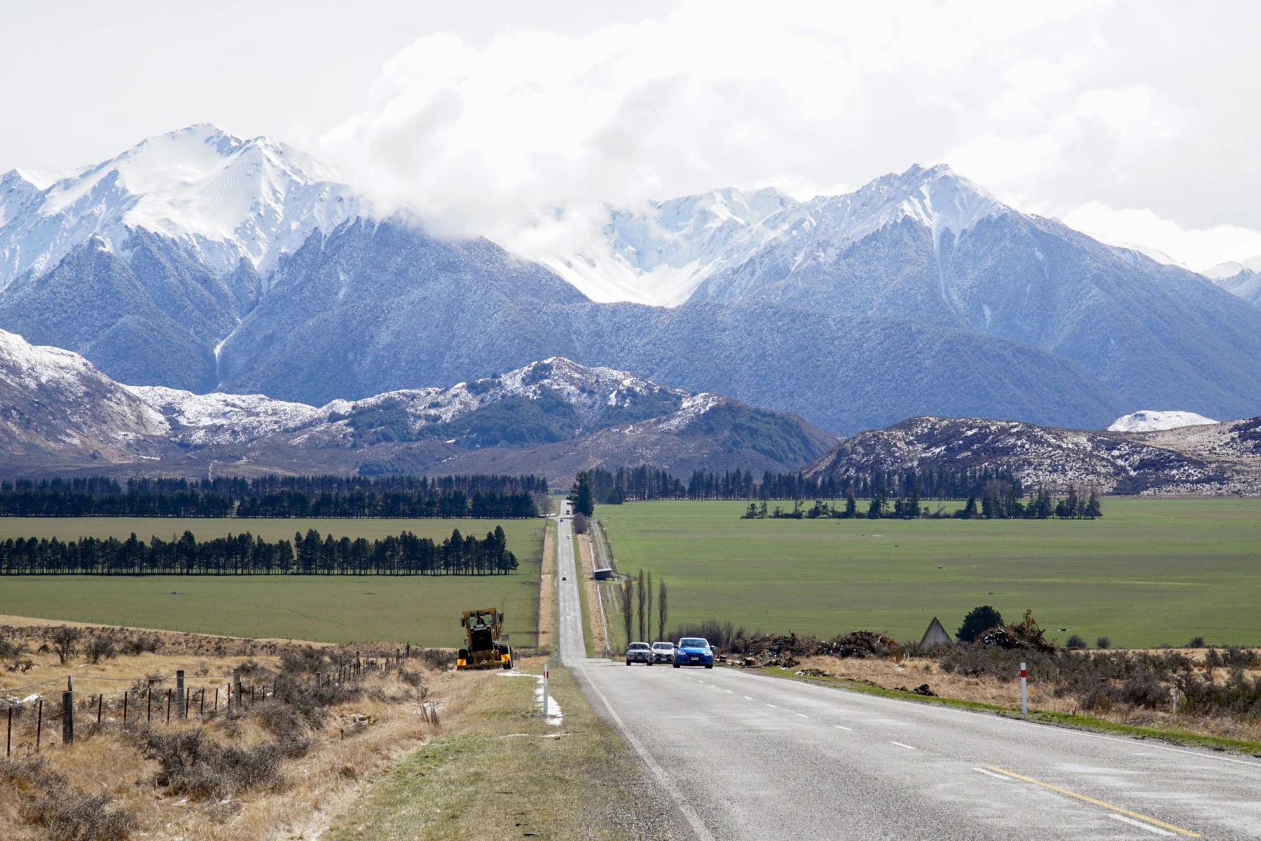 Winter in Arthur Pass, West Coast of New Zealand