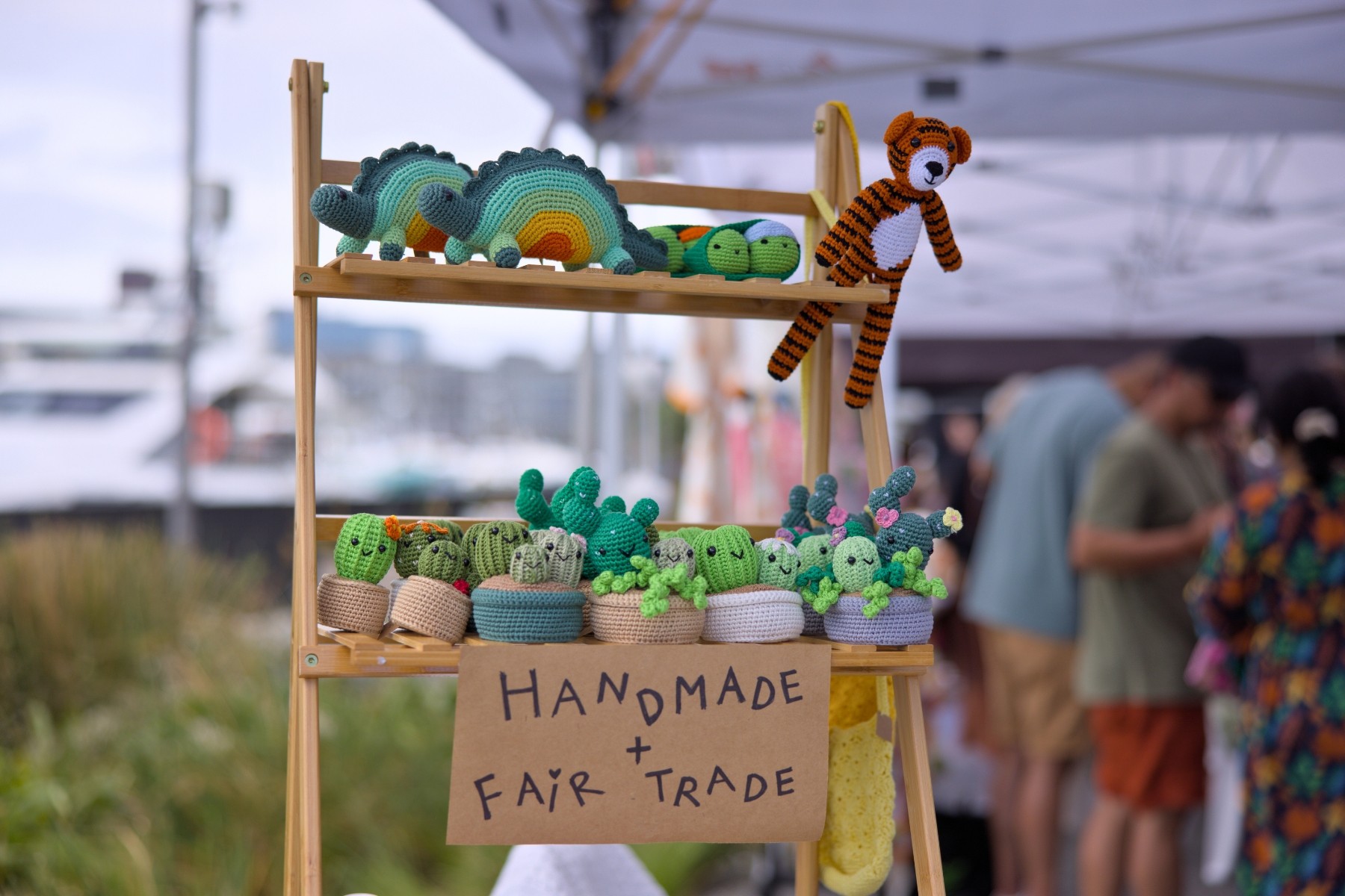 Eco-friendly gifts from local Christmas market in New Zealand