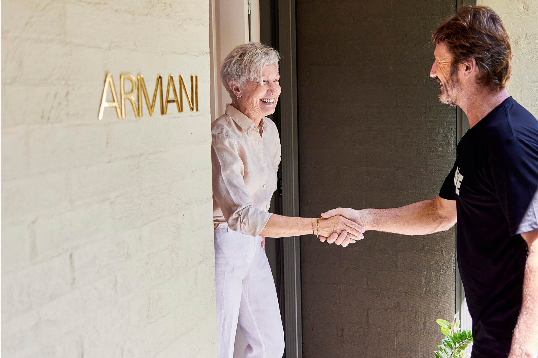 Elderly woman meeting the Wise Move team for a move to a retirement village