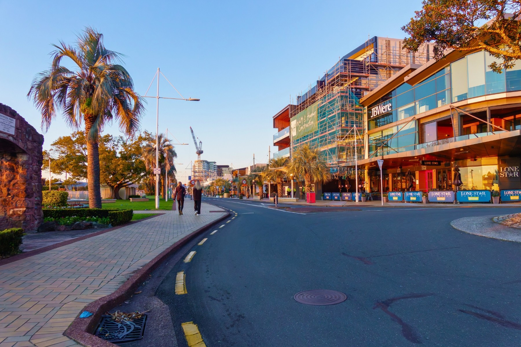 Construction work on a new building in Tauranga