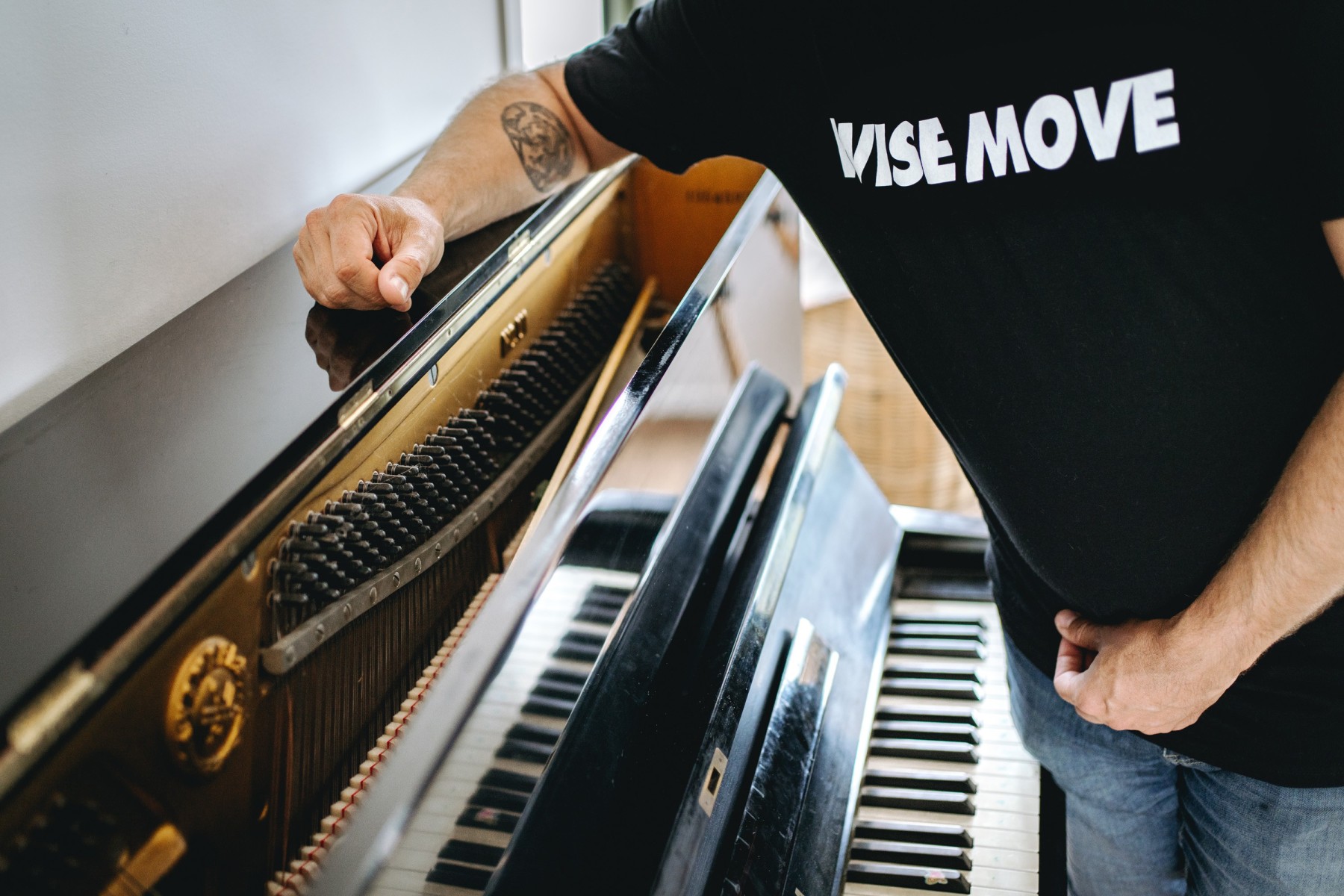 Retuning piano after a move