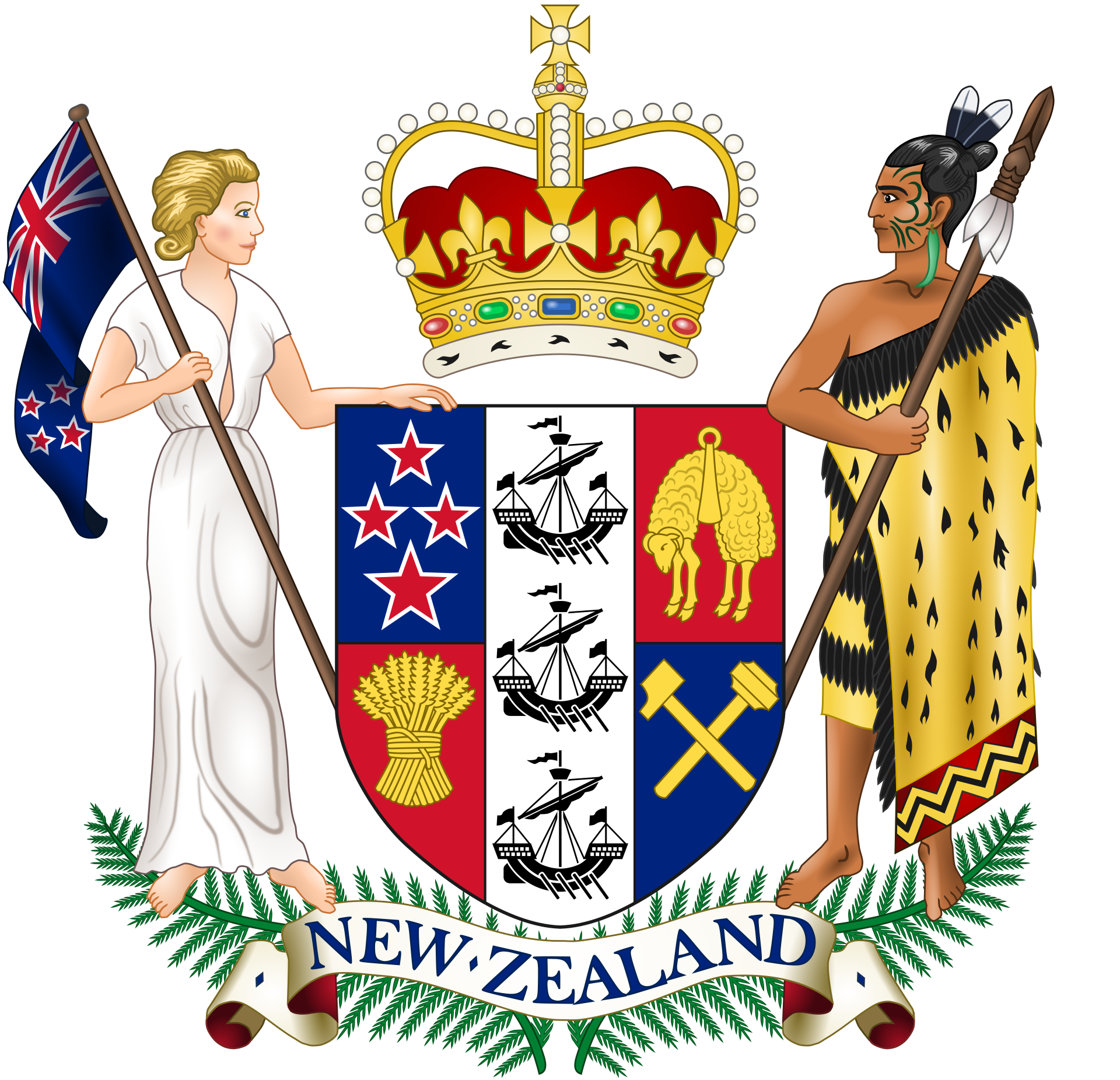 New Zealand coat of arms