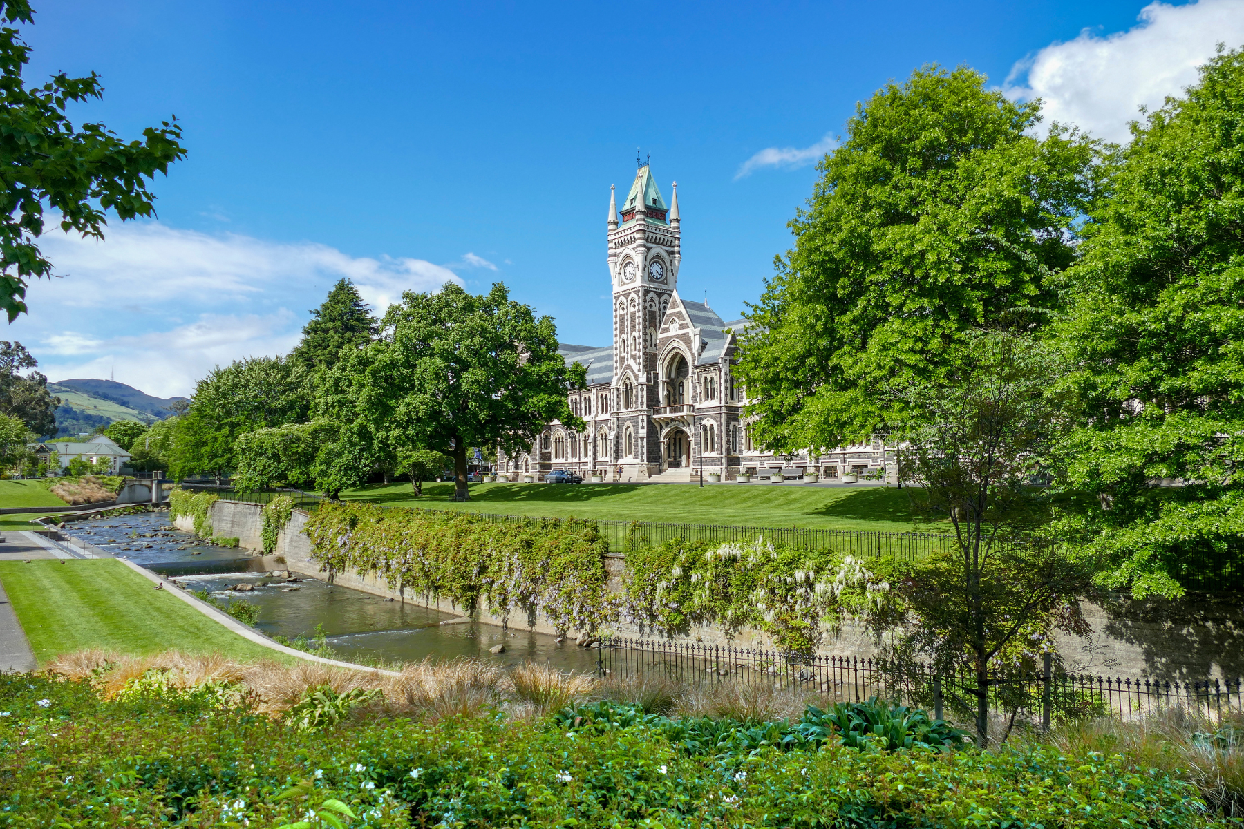 The University of Otago located in Dunedin, a city at the South Island of New Zealand