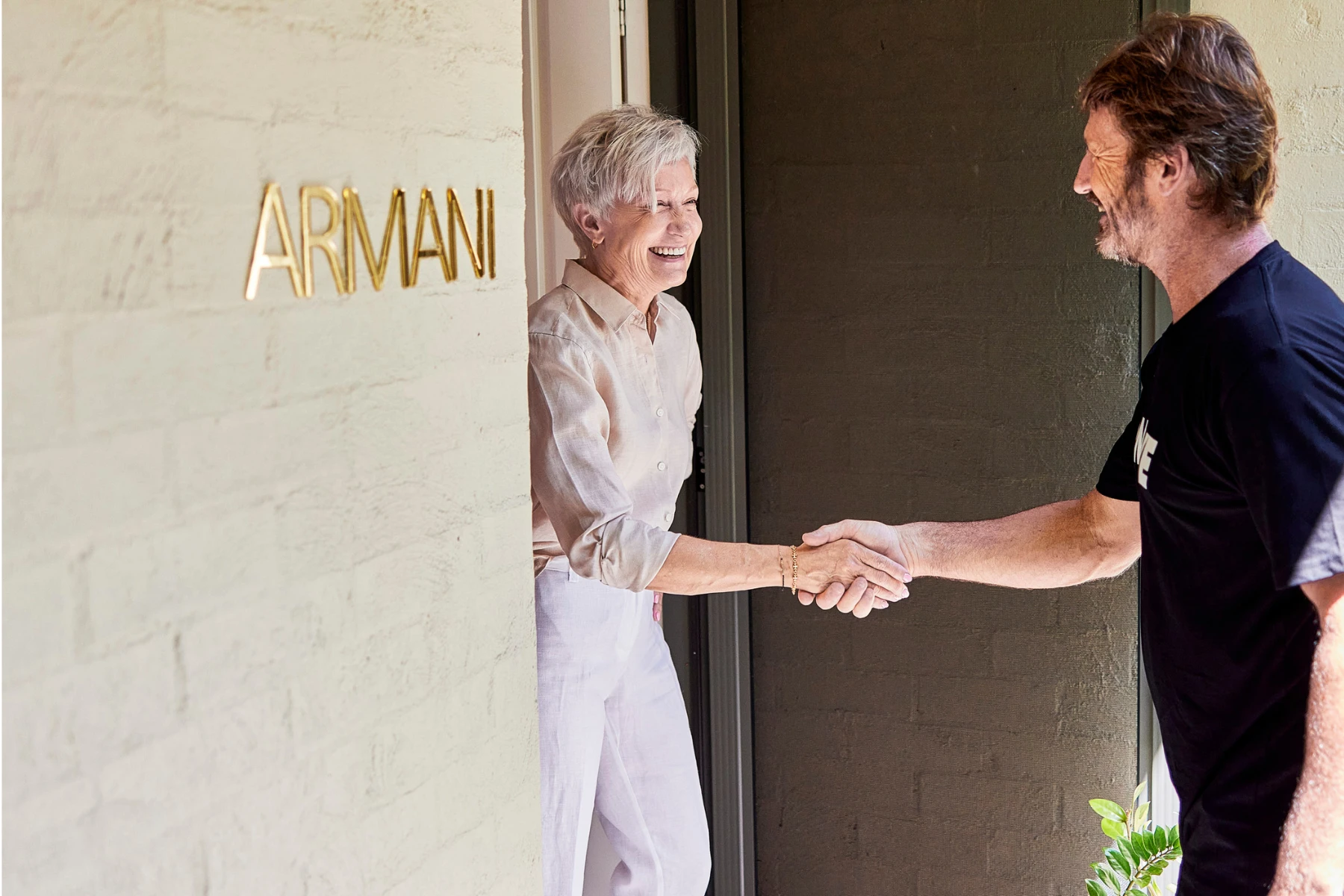 Elderly woman meeting the Wise Move team for a move to a retirement village