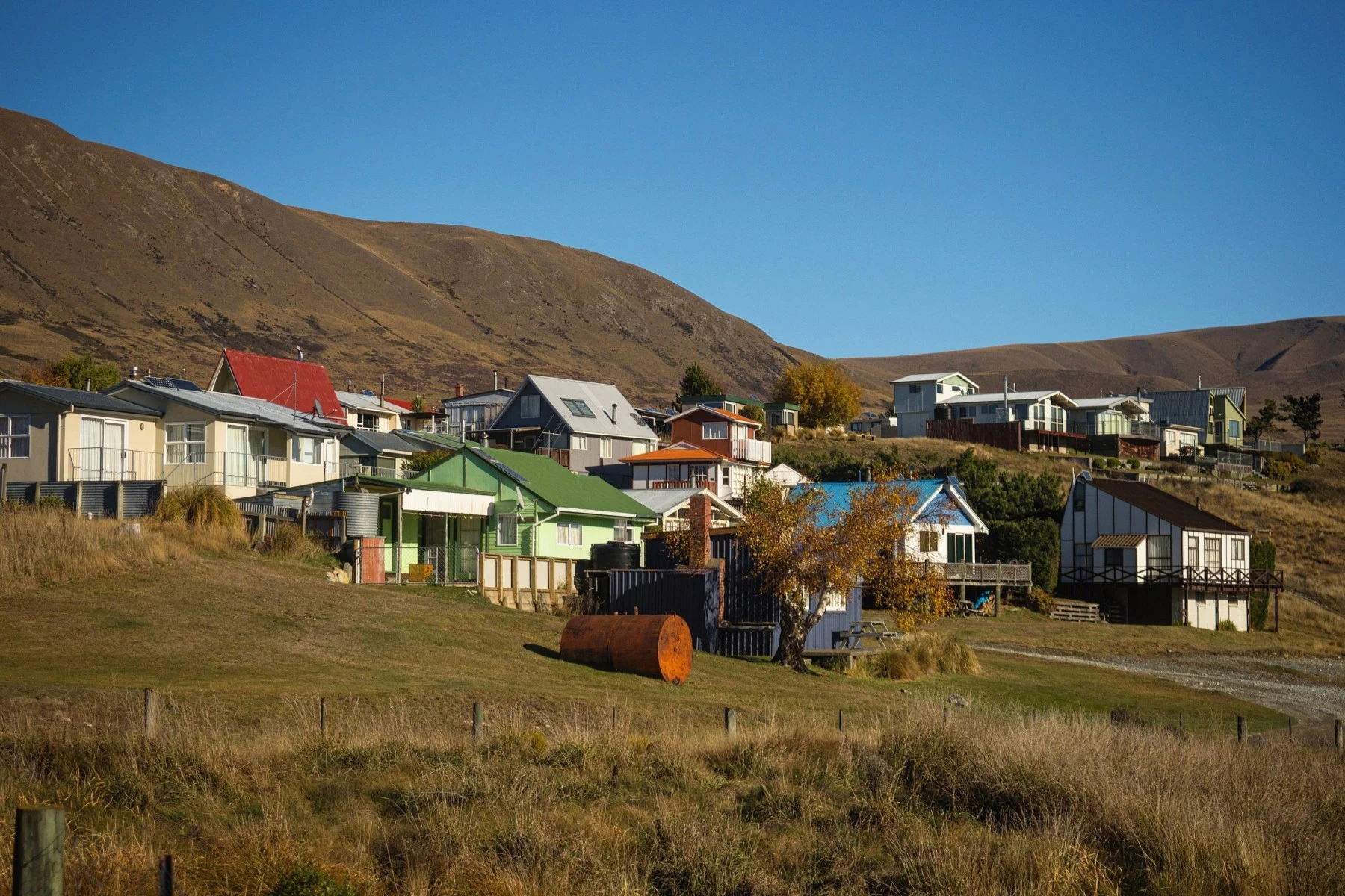 Sunny aspect of New Zealand home