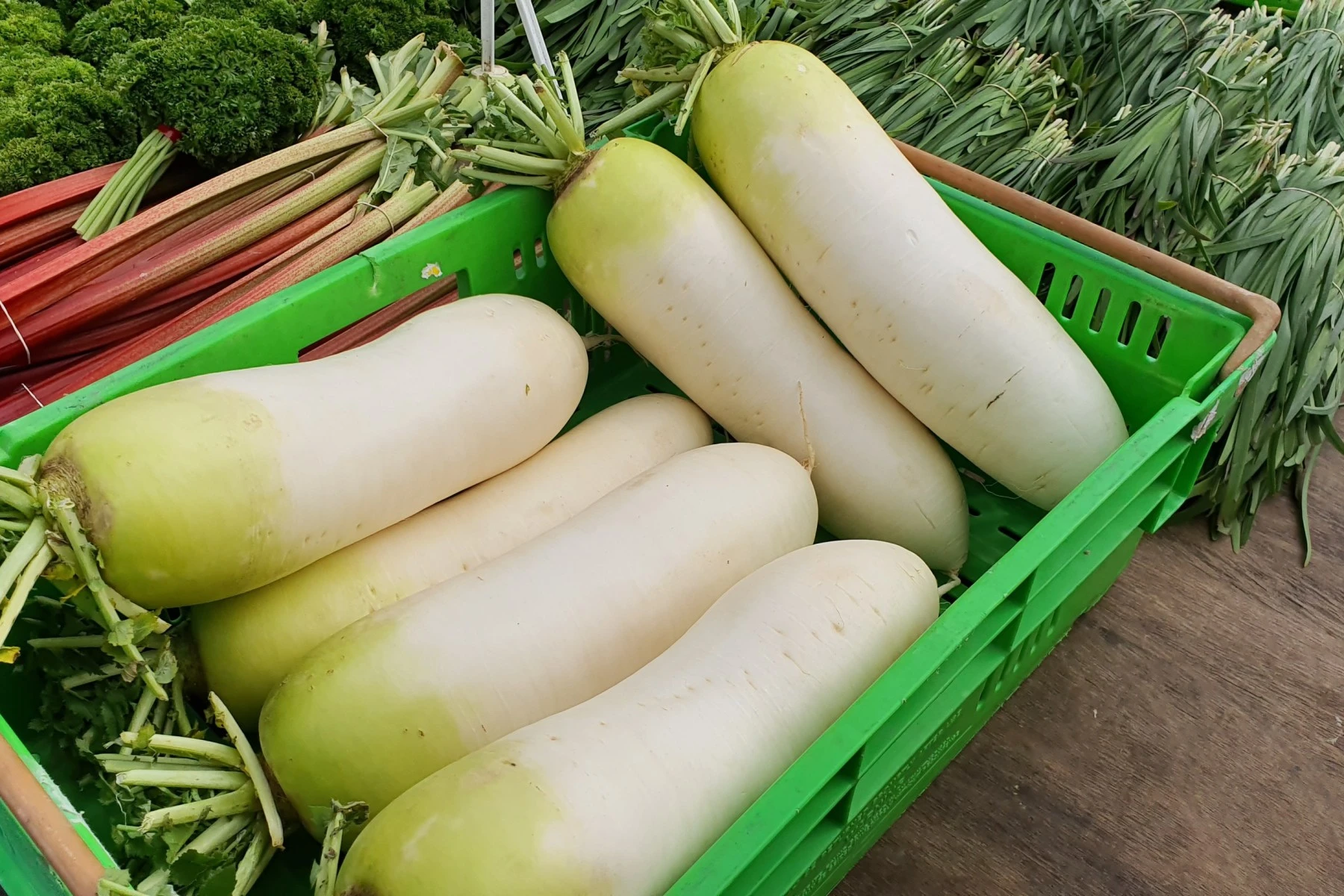 Winter produce at market, New Zealand